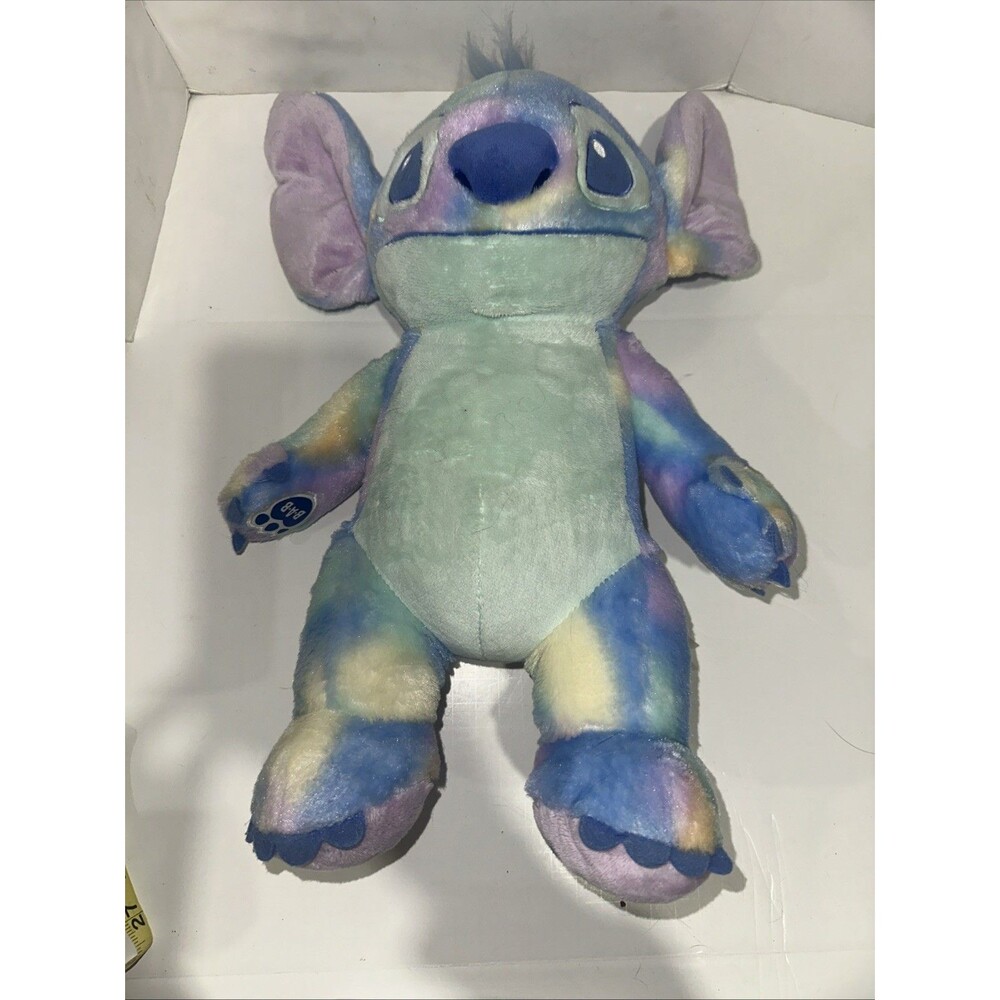 Build A Bear Stitch Limited Edition  Tie Dye Pastel Disney Plush